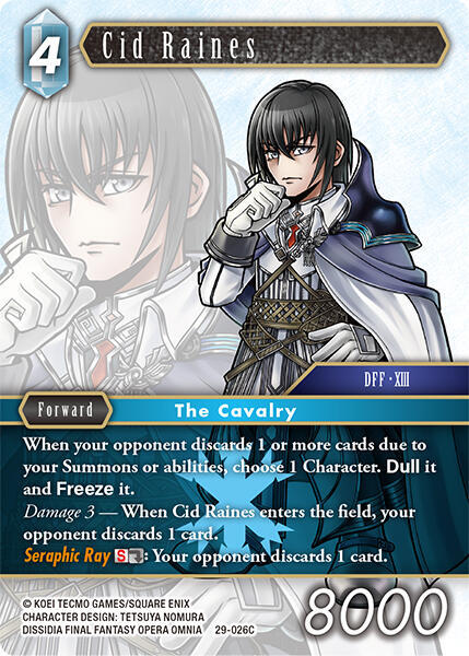 Cid Raines (Blissful Eternity) — Final Fantasy TCG card