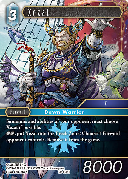Xezat (Blissful Eternity) — Final Fantasy TCG card