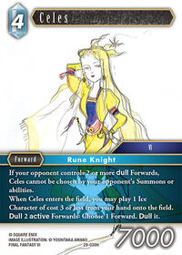 Celes - Final Fantasy TCG Blissful Eternity trading card