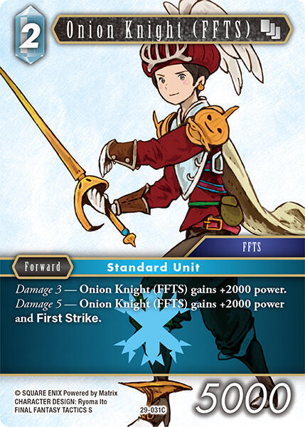 Onion Knight (FFTS) (Blissful Eternity) — Final Fantasy TCG card