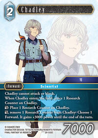 Chadley - Final Fantasy TCG Blissful Eternity trading card