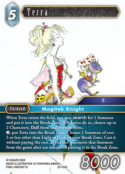 Terra (Blissful Eternity) — Final Fantasy TCG card