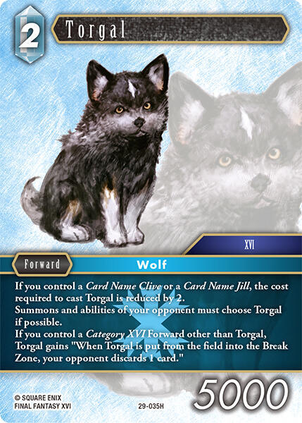 Torgal (Blissful Eternity) — Final Fantasy TCG card
