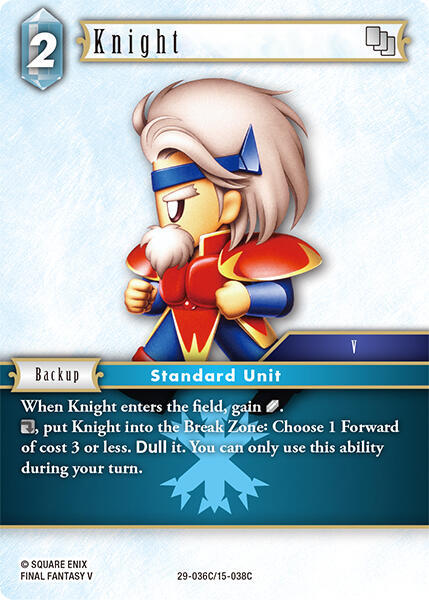 Knight (Blissful Eternity) — Final Fantasy TCG card