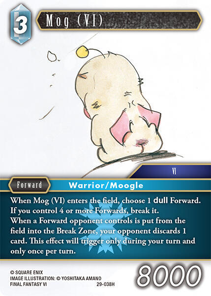 Mog (VI) (Blissful Eternity) — Final Fantasy TCG card