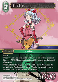 Adelle - Final Fantasy TCG Blissful Eternity trading card