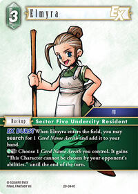 Elmyra EX - Final Fantasy TCG Blissful Eternity trading card