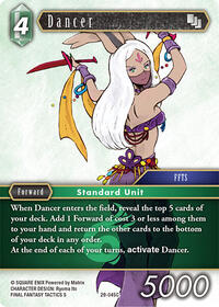 Dancer - Final Fantasy TCG Blissful Eternity trading card
