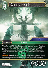 Garuda (XVI) - Final Fantasy TCG Blissful Eternity trading card
