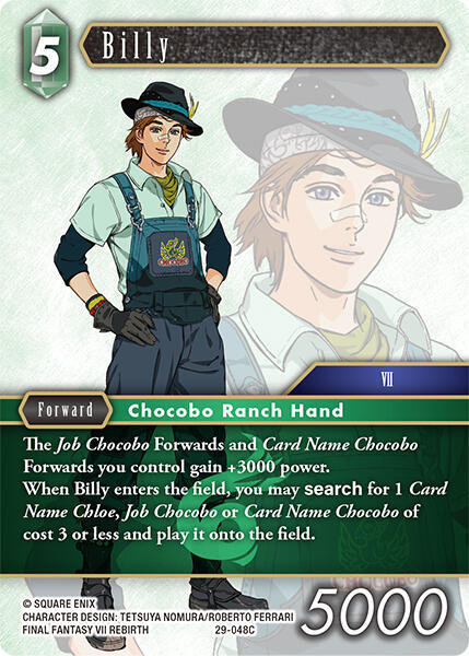 Billy (Blissful Eternity) — Final Fantasy TCG card
