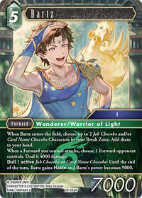 Bartz - Final Fantasy TCG Blissful Eternity trading card