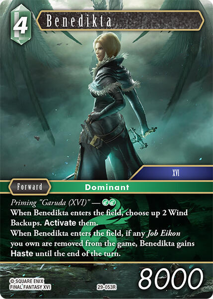 Benedikta (Blissful Eternity) — Final Fantasy TCG card