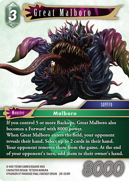 Great Malboro (Blissful Eternity) — Final Fantasy TCG card
