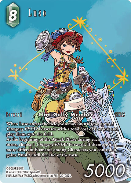 Luso (Blissful Eternity) — Final Fantasy TCG card