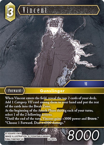 Vincent - Blissful Eternity - Final Fantasy TCG - TCGplayer.com