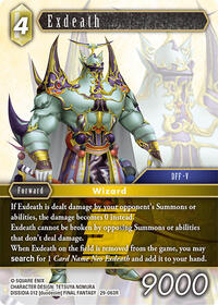 Exdeath - Final Fantasy TCG Blissful Eternity trading card