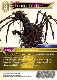 Dragon Zombie - Final Fantasy TCG Blissful Eternity trading card