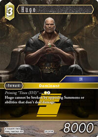 Hugo - Final Fantasy TCG Blissful Eternity trading card