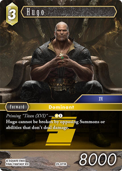Hugo (Blissful Eternity) — Final Fantasy TCG card