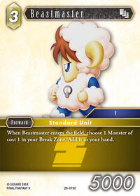 Beastmaster - Final Fantasy TCG Blissful Eternity trading card