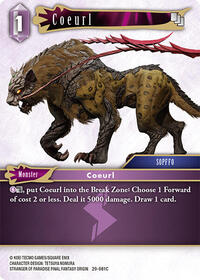 Coeurl - Final Fantasy TCG Blissful Eternity trading card