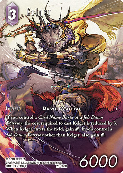 Kelger (Blissful Eternity) — Final Fantasy TCG card