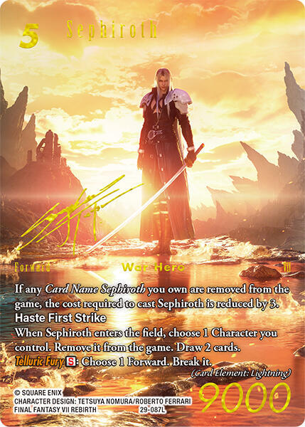 Sephiroth (Signature) - Blissful Eternity - Final Fantasy TCG