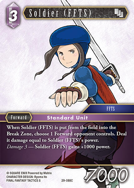 Soldier (FFTS) (Blissful Eternity) — Final Fantasy TCG card