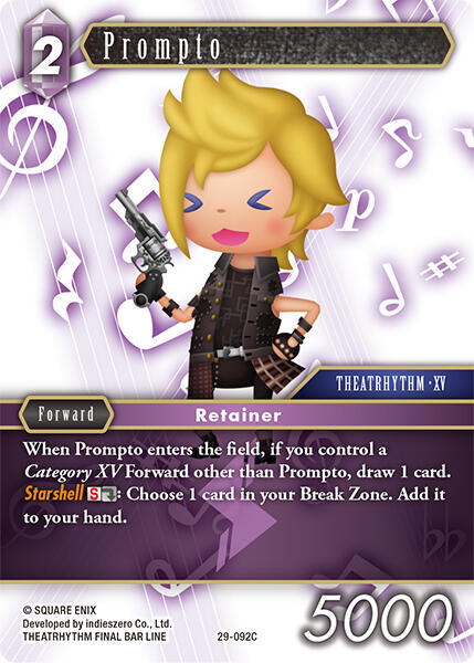 Prompto (Blissful Eternity) — Final Fantasy TCG card