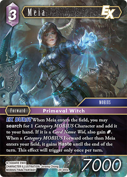 Meia EX (Blissful Eternity) — Final Fantasy TCG card
