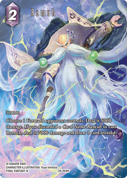 Ramuh (Blissful Eternity) — Final Fantasy TCG card