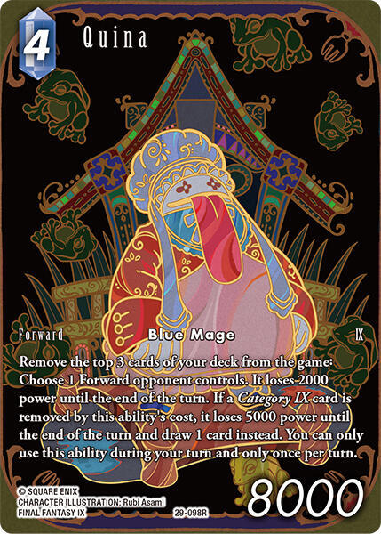 Quina (Blissful Eternity) — Final Fantasy TCG card