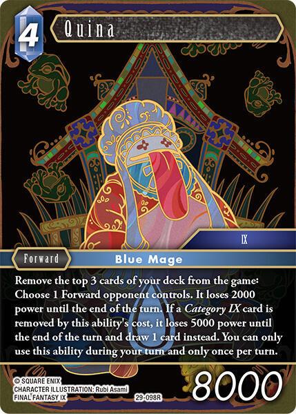 Quina (Blissful Eternity) — Final Fantasy TCG card