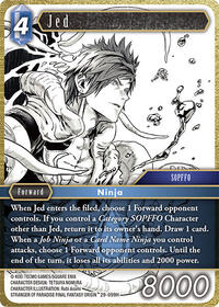 Jed - Final Fantasy TCG Blissful Eternity trading card