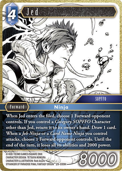 Jed (Blissful Eternity) — Final Fantasy TCG card