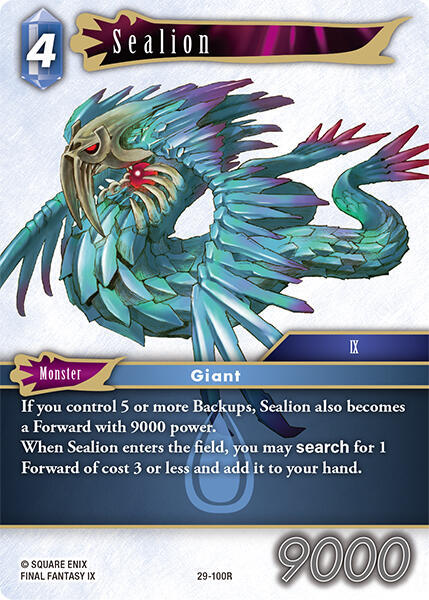 Sealion (Blissful Eternity) — Final Fantasy TCG card