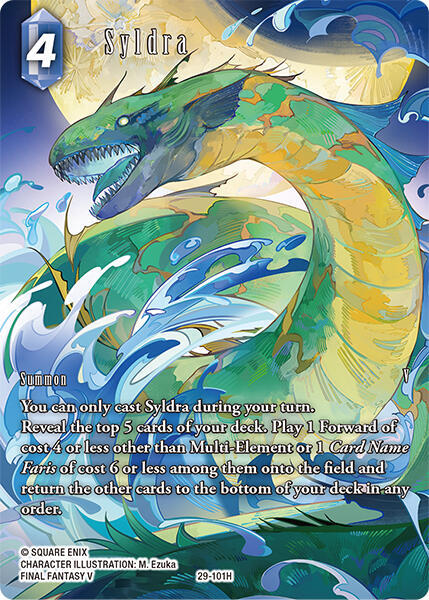 Syldra (Blissful Eternity) — Final Fantasy TCG card