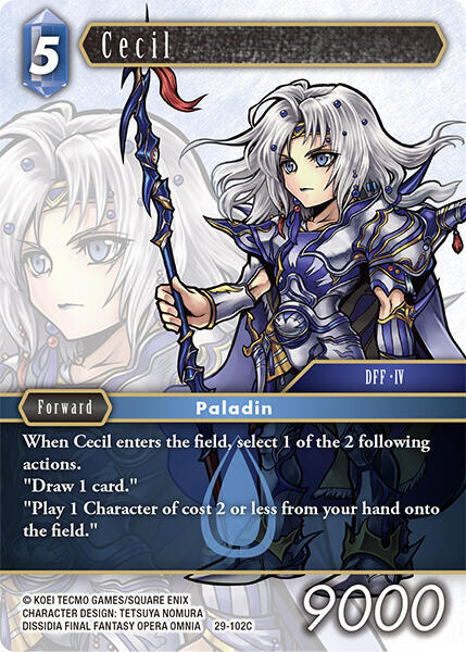 Cecil (Blissful Eternity) — Final Fantasy TCG card