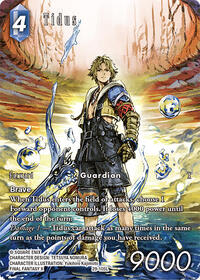 Tidus (Full Art) - Final Fantasy TCG Blissful Eternity trading card