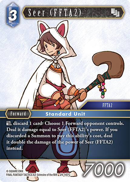 Seer (FFTA2) (Blissful Eternity) — Final Fantasy TCG card