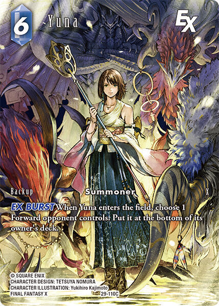 Yuna EX (Full Art) - Blissful Eternity - Final Fantasy TCG