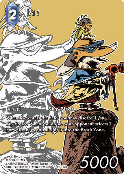 Raz (Blissful Eternity) — Final Fantasy TCG card