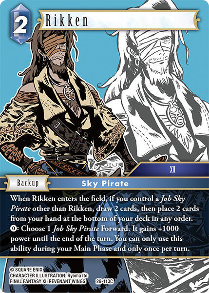 Rikken (Blissful Eternity) — Final Fantasy TCG card