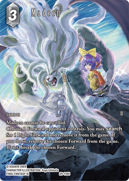 Madeen (Blissful Eternity) — Final Fantasy TCG card