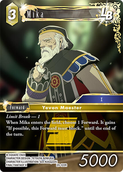 Mika (Blissful Eternity) — Final Fantasy TCG card