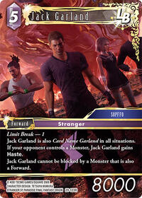 Jack Garland - Final Fantasy TCG Blissful Eternity trading card
