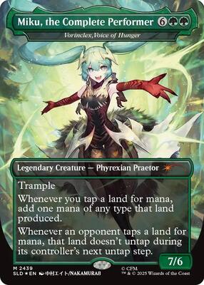 Miku, the Complete Performer - Vorinclex, Voice of Hunger #2439 – Secret Lair Drop Series (Mythic)
