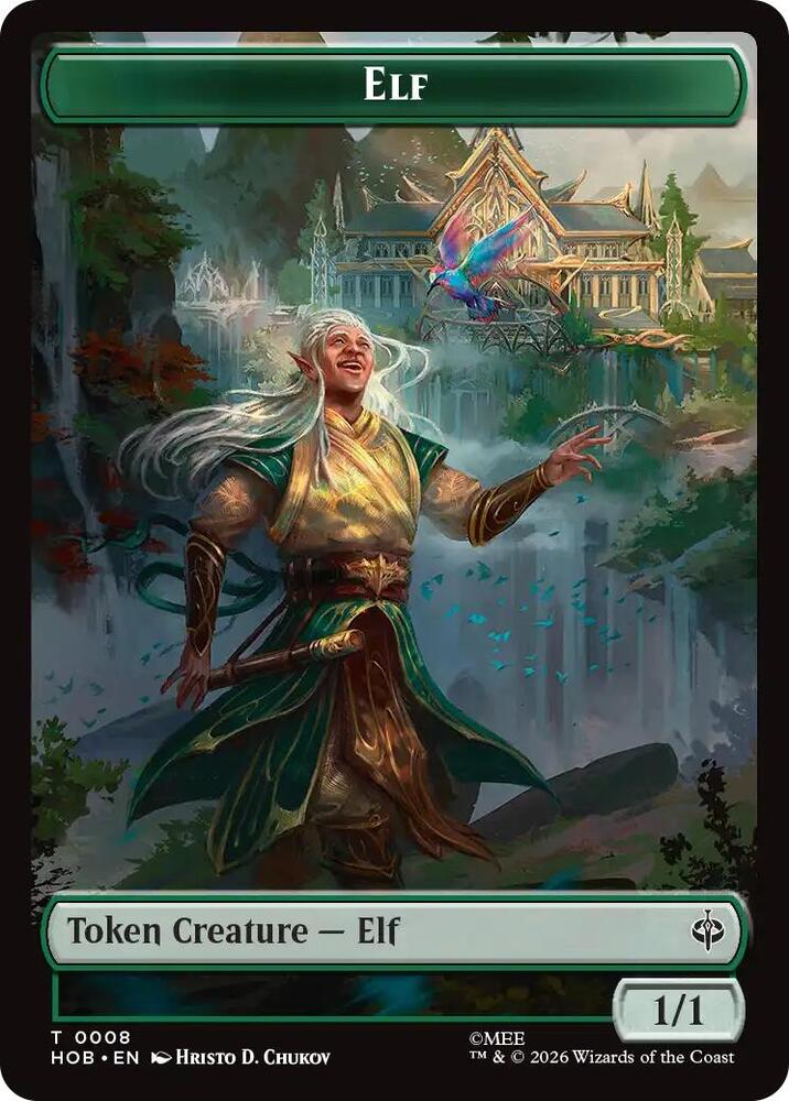 Elf // Dwarf Double-Sided Token - The Hobbit - Magic: The