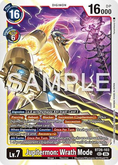 Jupitermon: Wrath Mode card art