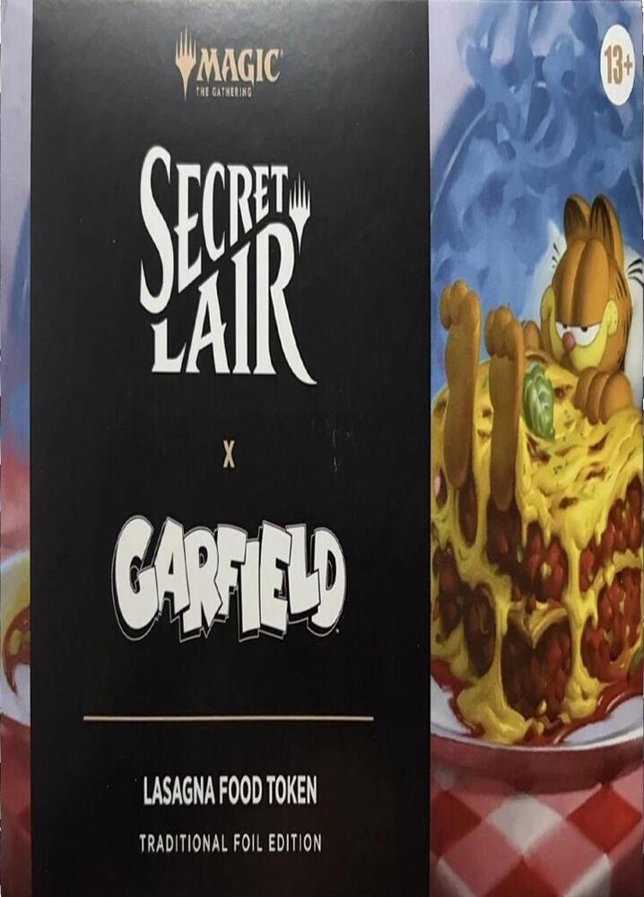 マジック：ザ・ギャザリング secret Lair LASAGUNA FOOD TOKEN foil Secret Lair Drop: Secret Lair x Garfield - Lasagna Food Token